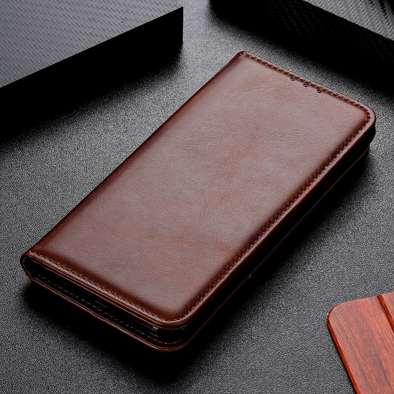 Capa Flip Xiaomi Redmi Note 9 Pro Split Leather Elegance