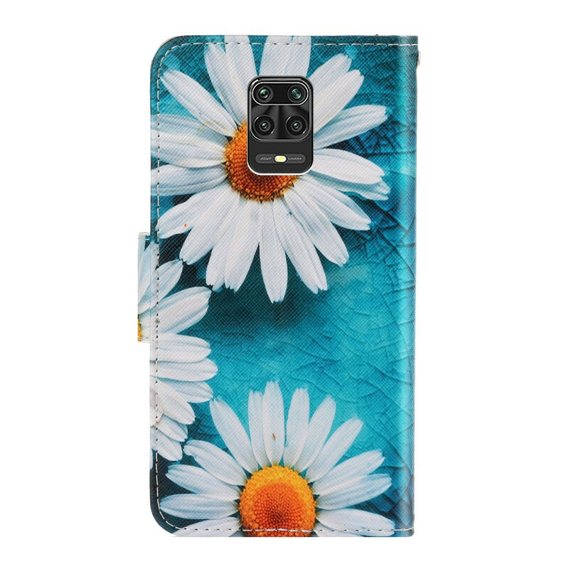 Xiaomi Redmi Note 9 Capa de cinta Pro Daisy