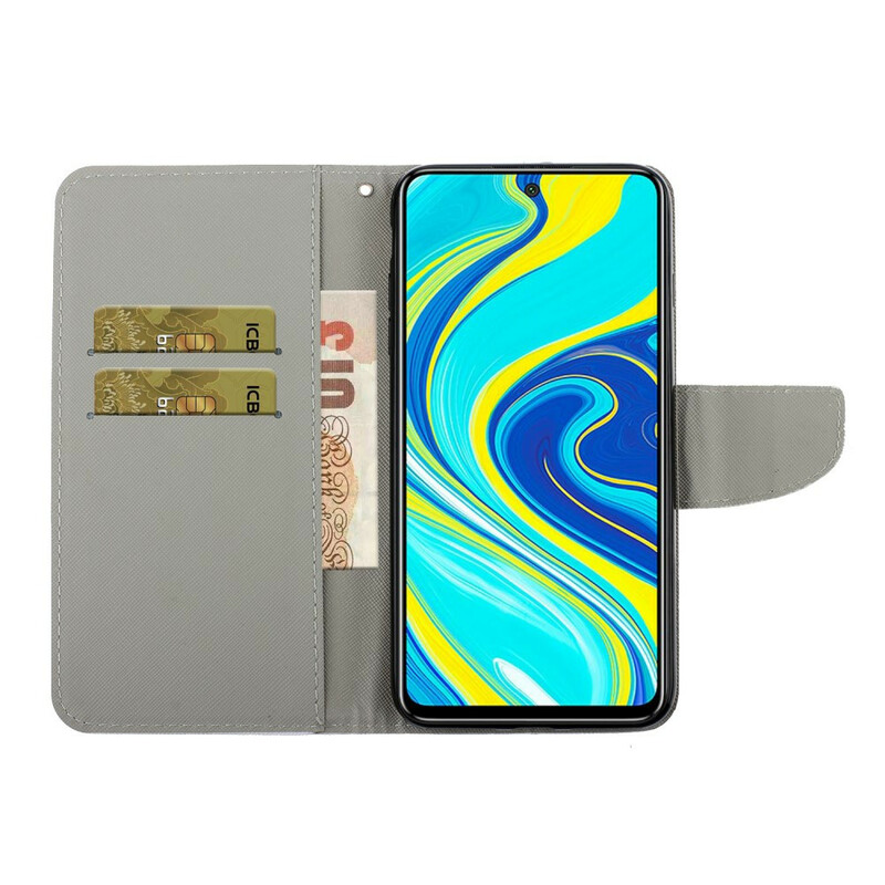 Xiaomi Redmi Note 9 Capa de cinta Pro Daisy