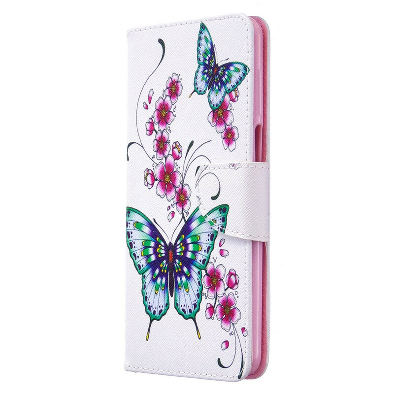 Xiaomi Redmi Note 9S / Nota 9 Pro Case Incrível Borboletas Xiaomi Redmi Note 9S / Nota 9 Pro Case Incrível Borboletas