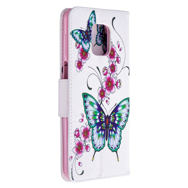 Xiaomi Redmi Note 9S / Nota 9 Pro Case Incrível Borboletas Xiaomi Redmi Note 9S / Nota 9 Pro Case Incrível Borboletas