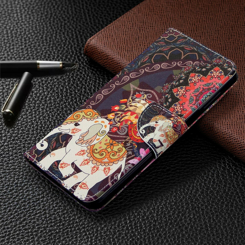 Xiaomi Redmi Note 9S / Redmi Note 9 Pro Case Elefantes indianos