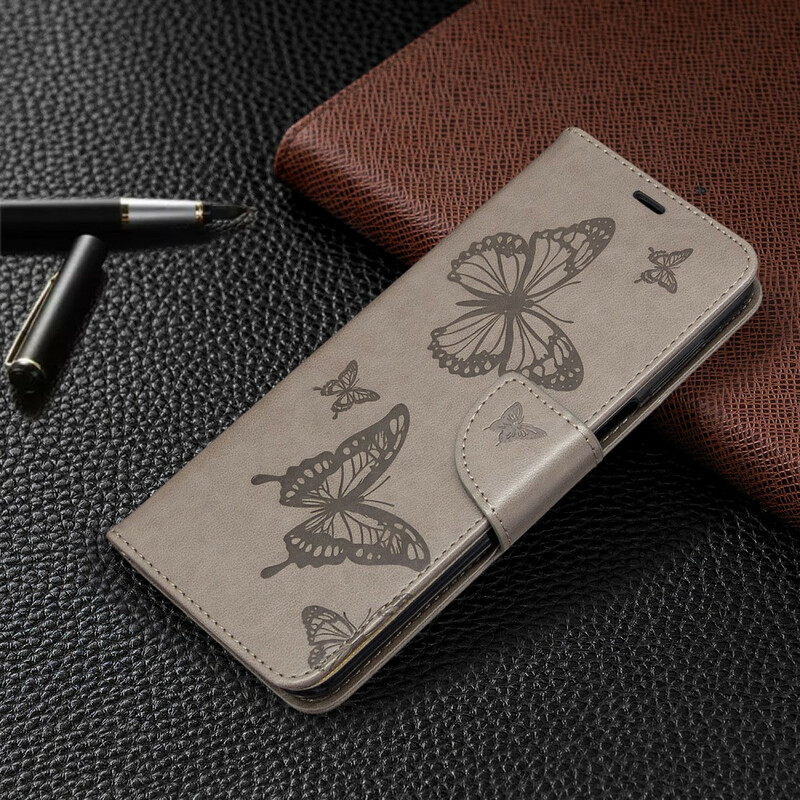 Xiaomi Redmi Note 9 / Nota 9S / Nota 9 Pro Capa de cinta borboleta