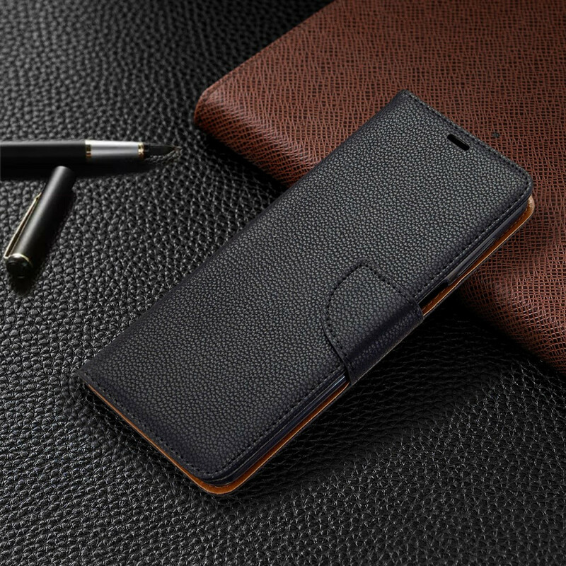 Case Xiaomi Redmi Note 9 / Nota 9S / Nota 9 Pro Leather Effect Lychee