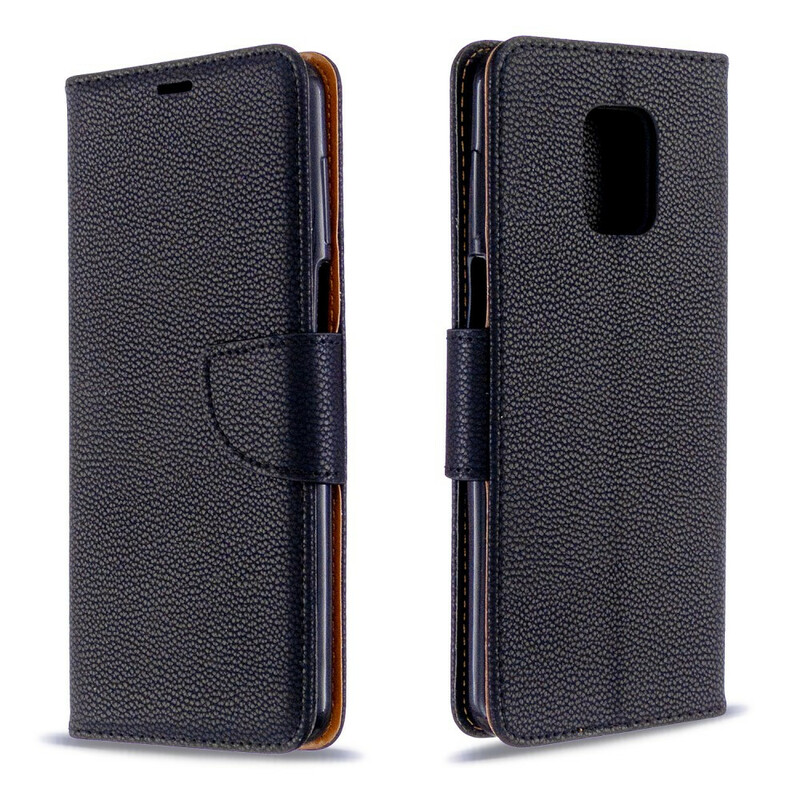 Case Xiaomi Redmi Note 9 / Nota 9S / Nota 9 Pro Leather Effect Lychee