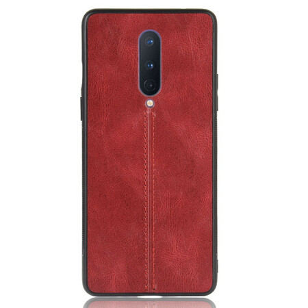 Capa de Efeito Couro Cosido OnePlus 8