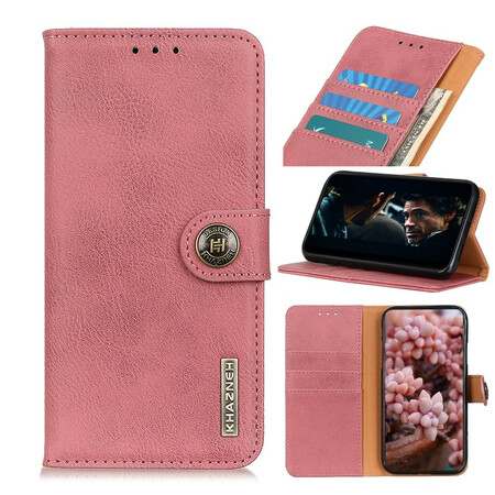 Capa Huawei P40 Lite E Leatherette KHAZNEH