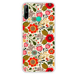 Huawei P40 Lite E Cover Flowered Tapestry