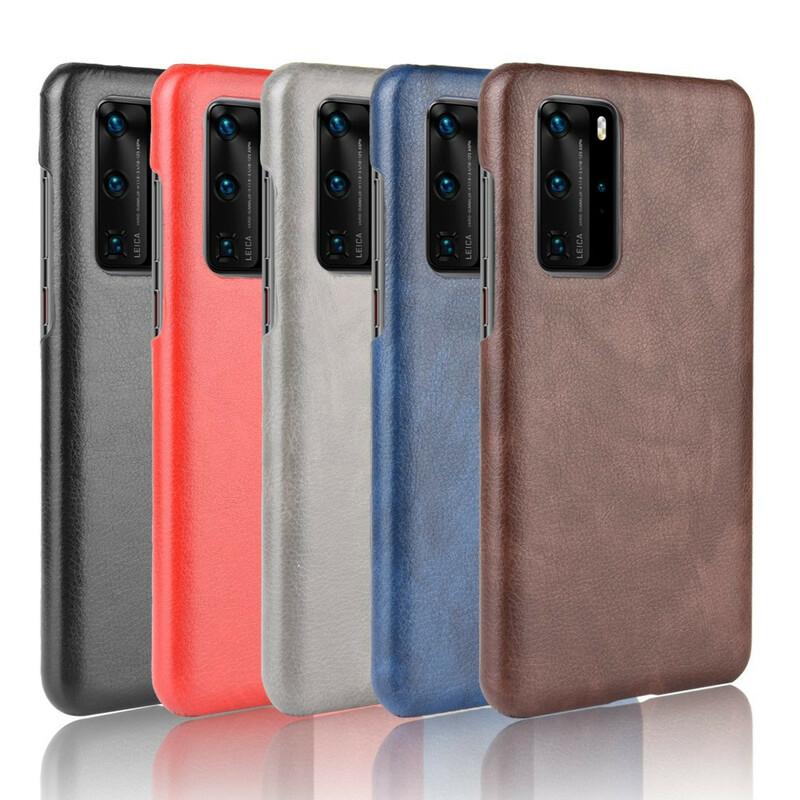 Huawei P40 Pro Cover Leather Effect Litchi Performance