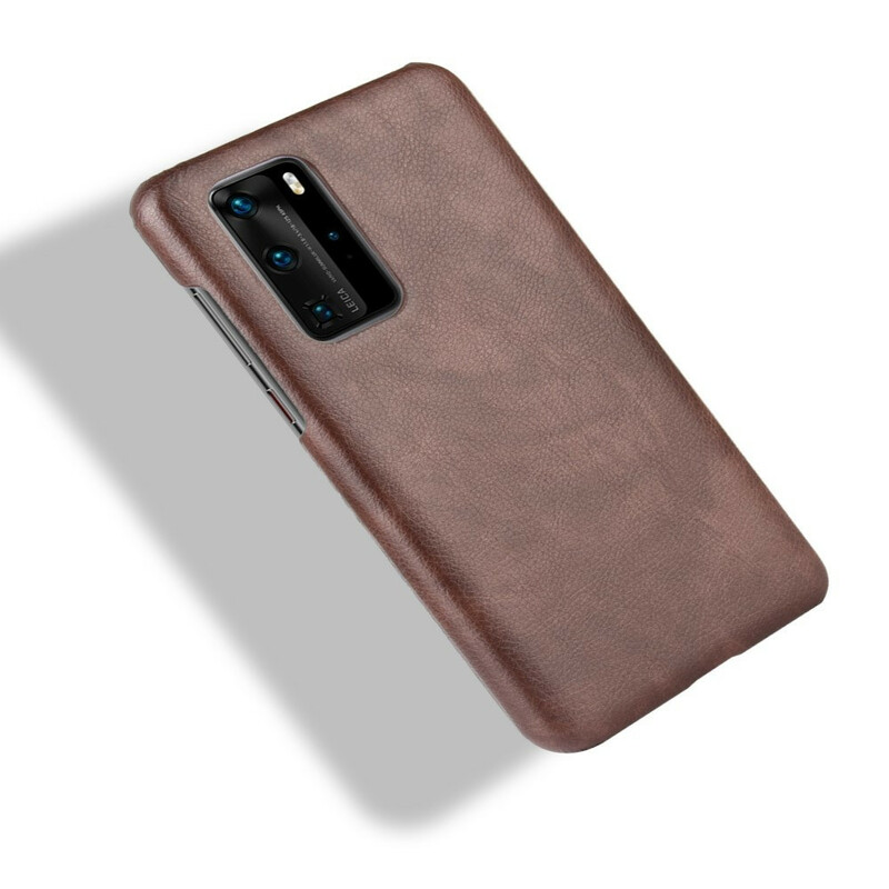 Huawei P40 Pro Cover Leather Effect Litchi Performance