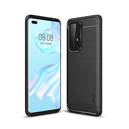 Huawei P40 Pro Capa de Fibra de Carbono Escovado MOFI
