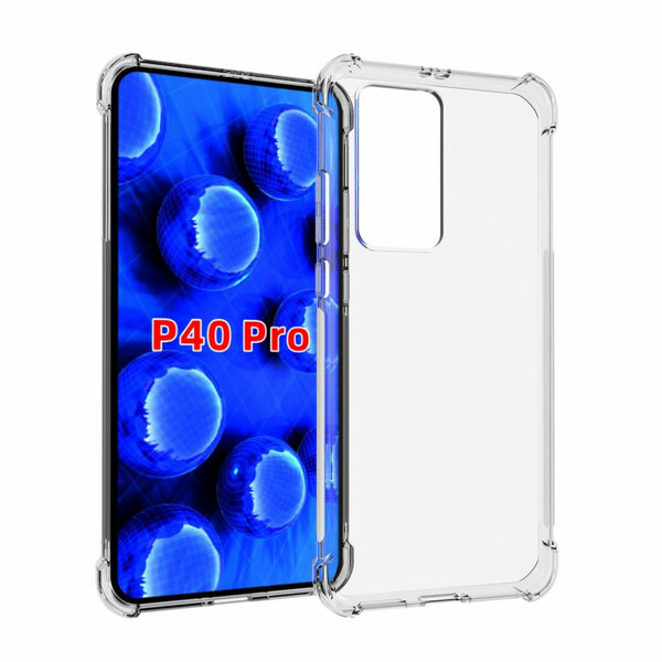 Huawei P40 Pro Cantos Reforçados com Capa Transparente