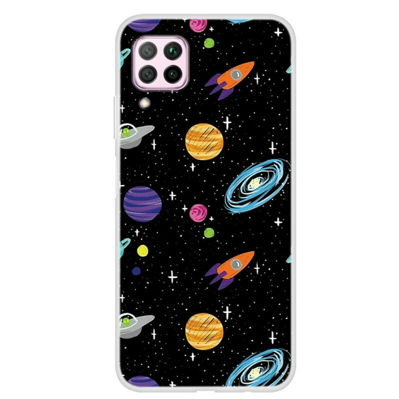 Huawei P40 Lite Case Planet Galaxy