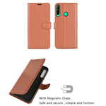 Case Huawei P40 Lite E Leatherette Classic Litchi