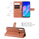 Case Huawei P40 Lite E Leatherette Classic Litchi