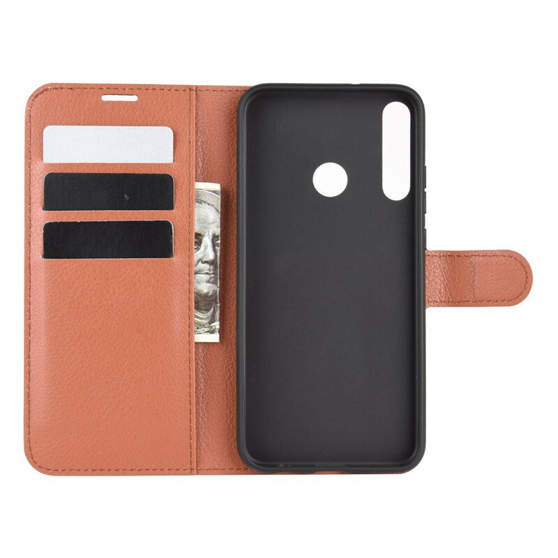 Case Huawei P40 Lite E Leatherette Classic Litchi