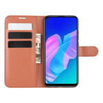 Case Huawei P40 Lite E Leatherette Classic Litchi