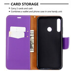 Capa Huawei P40 Lite E Litchi Aba oblíqua