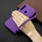 Capa Huawei P40 Lite E Litchi Aba oblíqua