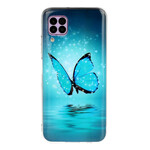 Capa Huawei P40 Lite Butterfly Case Blue Fluorescent