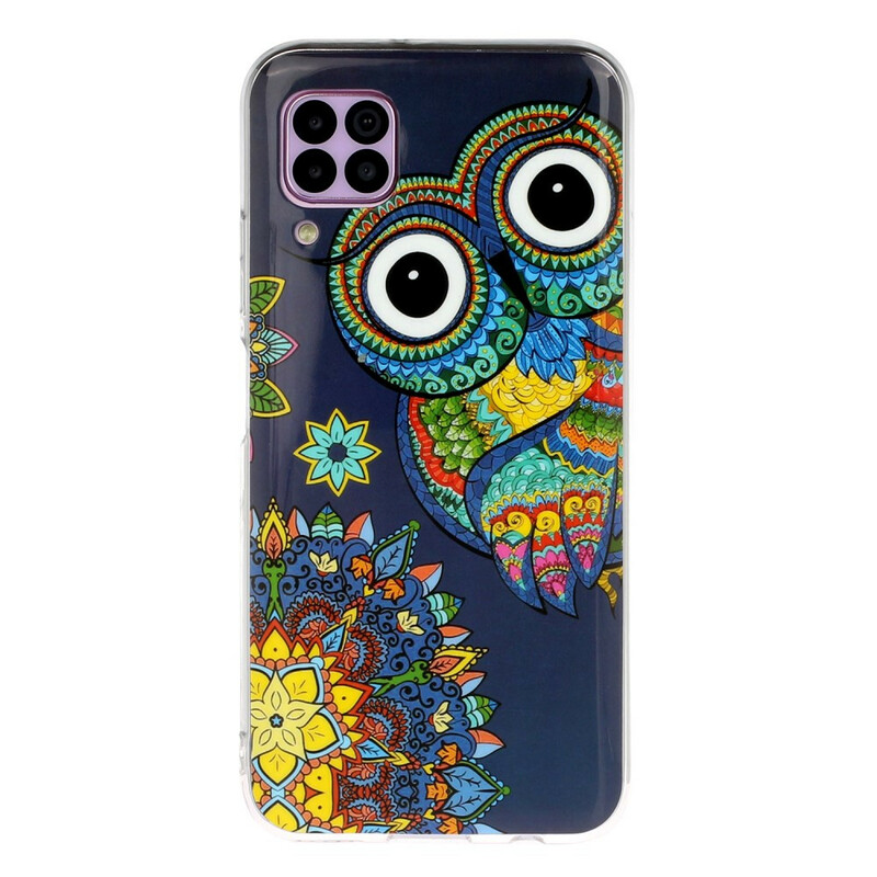 Capa Fluorescente Huawei P40 Lite Owl