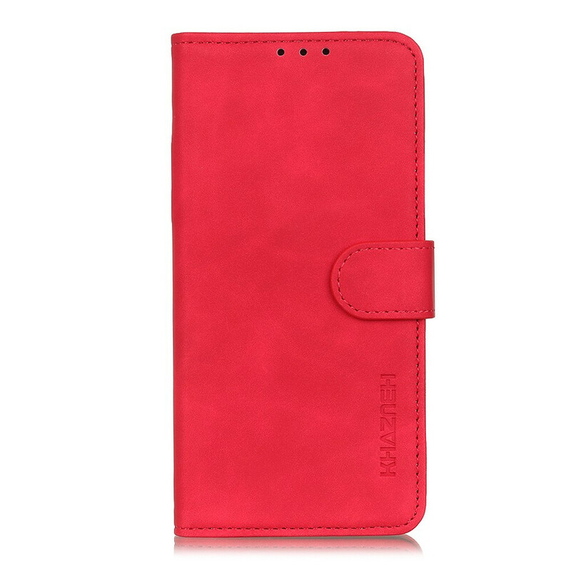 Alcatel 1S Capa de Couro Mate Efeito Vintage KHAZNEH