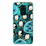 Xiaomi Redmi Note 9 Case Penguins e Peixes