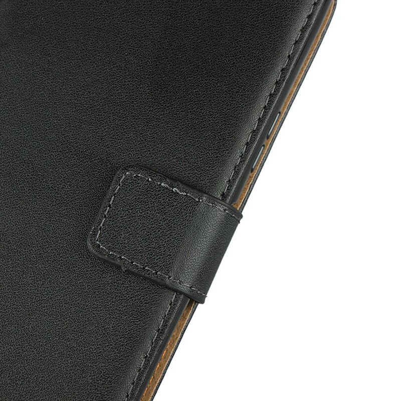 Capa de Convite em Couro Genuíno Sony Xperia 10 II