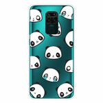 Xiaomi Redmi Note 9 Capa Pandas Sentimentais
