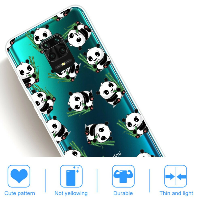 Xiaomi Redmi Note 9S / Redmi Note 9 Pro Case Pequenos Pandas