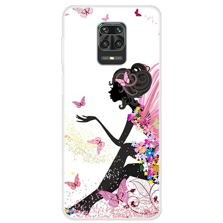 Xiaomi Redmi Note 9S / Redmi Note 9 Pro Capa de Senhora Borboleta
