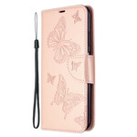 Capa Huawei P40 Lite Butterfly Printed Strap