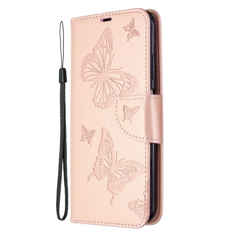 Capa Huawei P40 Lite Butterfly Printed Strap