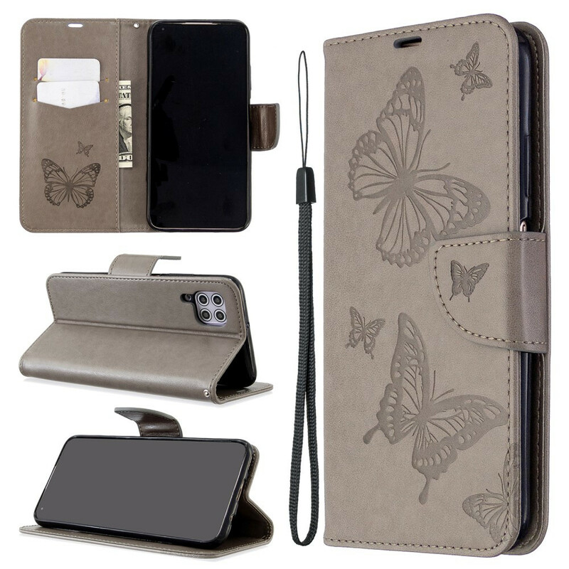Capa Huawei P40 Lite Butterfly Printed Strap