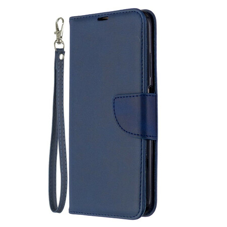Huawei P40 Lite Case Flap Liso Oblíquo