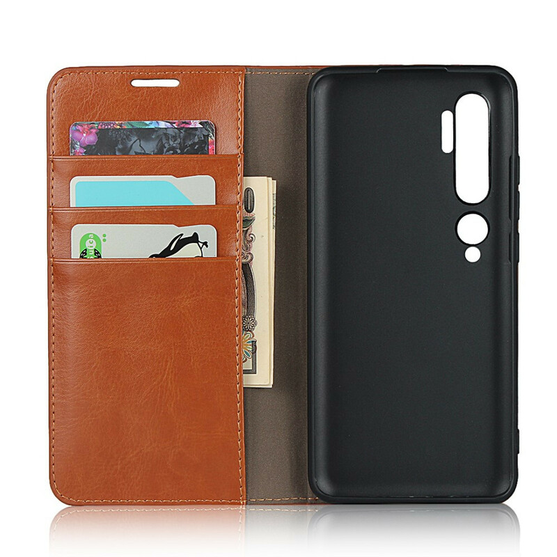 Capa Flip Xiaomi Mi Nota 10 / Nota 10 Pro Genuine Leather