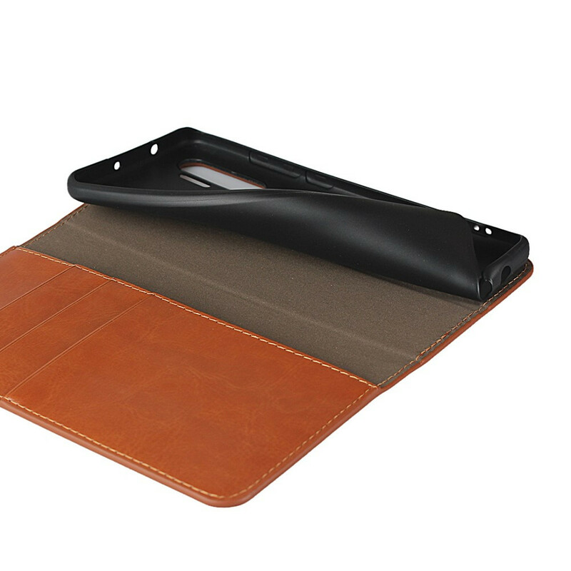 Capa Flip Xiaomi Mi Nota 10 / Nota 10 Pro Genuine Leather