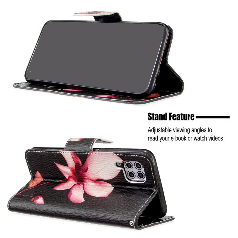 Huawei P40 Lite Case Pink Flower