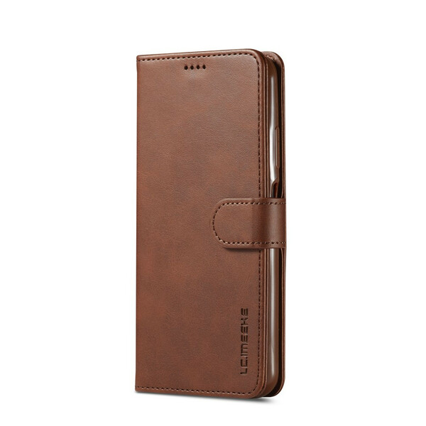 Huawei P40 Lite Case LC.IMEEKE Efeito Couro