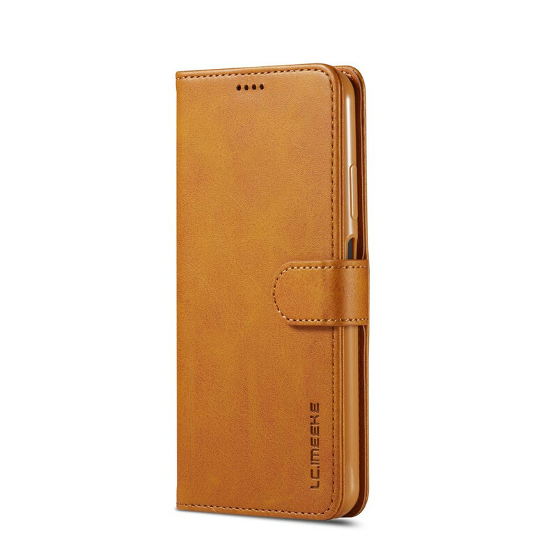 Huawei P40 Lite Case LC.IMEEKE Efeito Couro