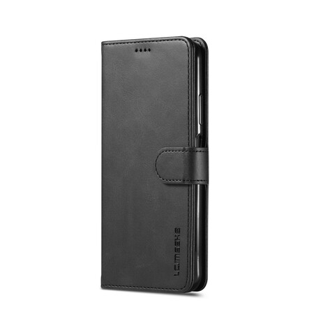 Huawei P40 Lite Case LC.IMEEKE Efeito Couro