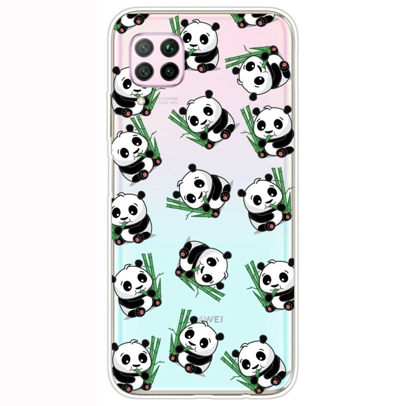 Huawei P40 Lite Case Pandas Pequenos