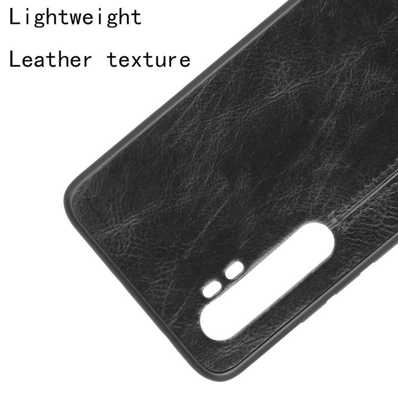 Xiaomi Mi Nota 10 Lite Case Leather Effect Stitching
