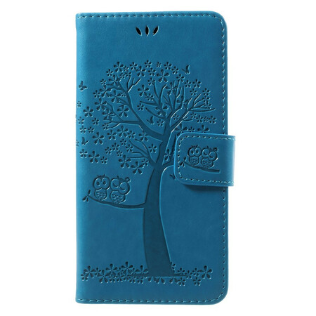 Huawei P10 Lite Tree and Owl Strap Case