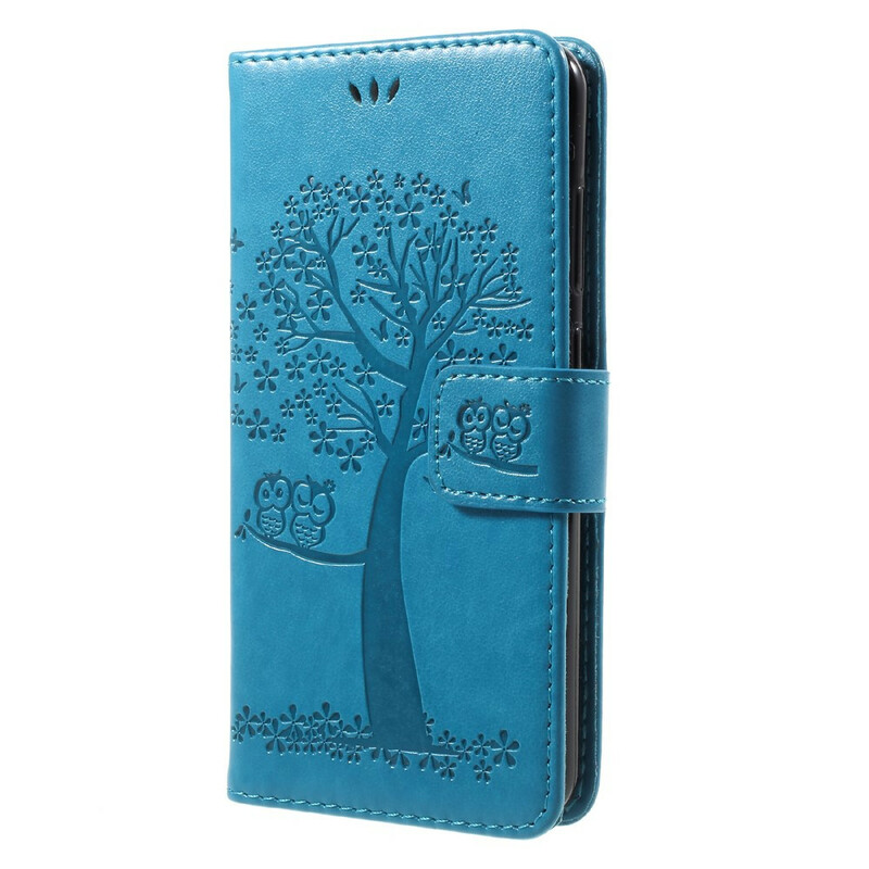 Huawei P10 Lite Tree and Owl Strap Case