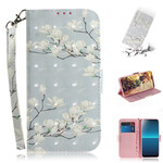 Manga Sony Xperia L4 com correia de flor Manga Sony Xperia L4 com correia de flor