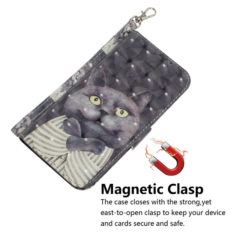Capa de cinzento Sony Xperia L4 Cat Grey Strap