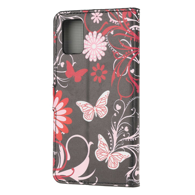 Samsung Galaxy A41 Case Butterflies e Flores
