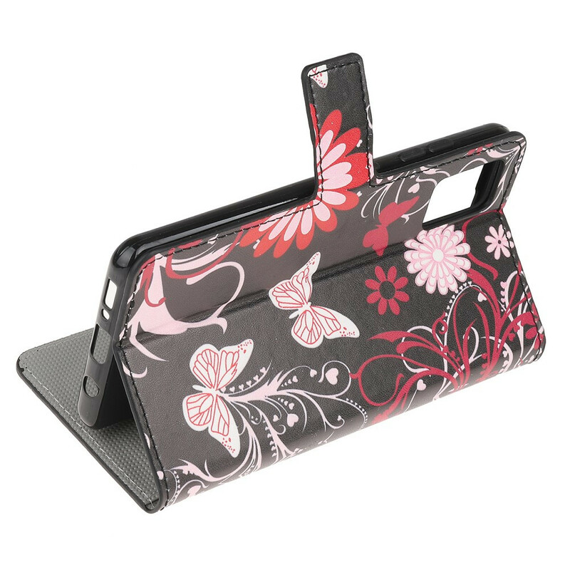 Samsung Galaxy A41 Case Butterflies e Flores