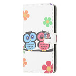 Samsung Galaxy A41 Case Couple of Owls